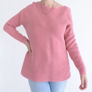 CORE Dusty Rose Knit Crewneck Sweater Med